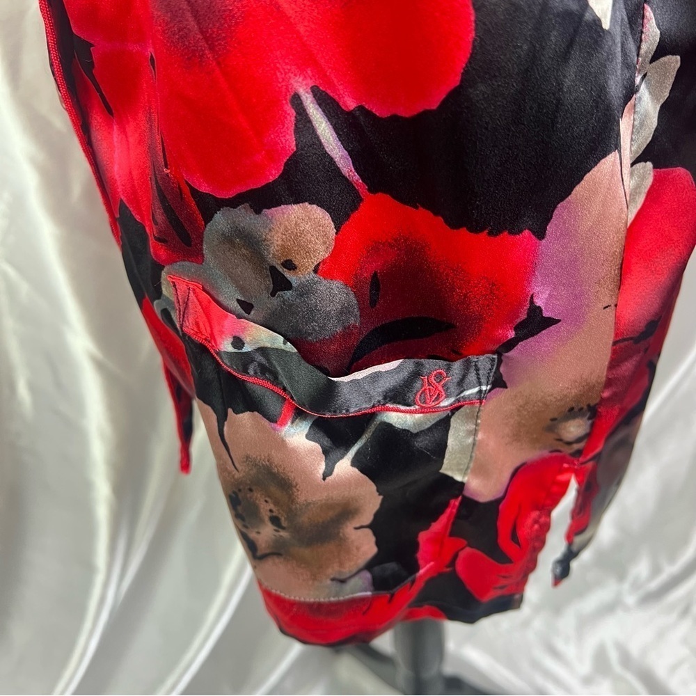 Victoria’s Secret Vintage Satin Floral Blouse –Soft Coquette Aesthetic (S) - Picture 5 of 10